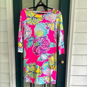 Lilly Pulitzer Marlowe Dress in Swept Away By The Tides XS
